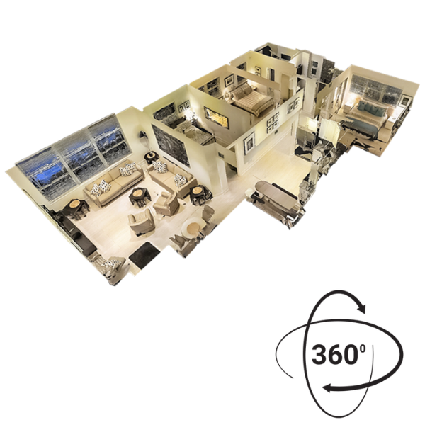 3D architectural model for residential construction and permit planning
